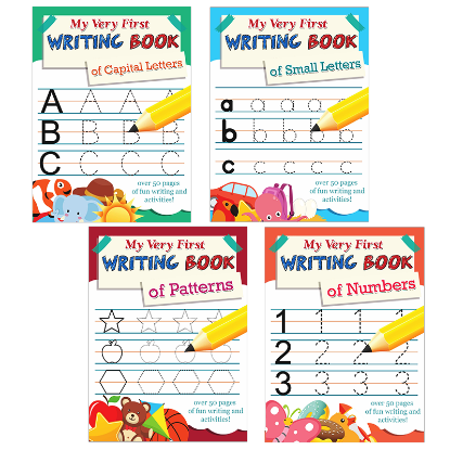 Picture of NEW MY VERY FIRST WRITING BOOK SET OF 4 (SMALL,PATTERNS,NUMBERS,&CAPITAL)