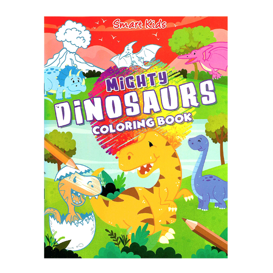 Picture of SMART KIDS COLORING BOOK-MIGHTY DINOSAURS