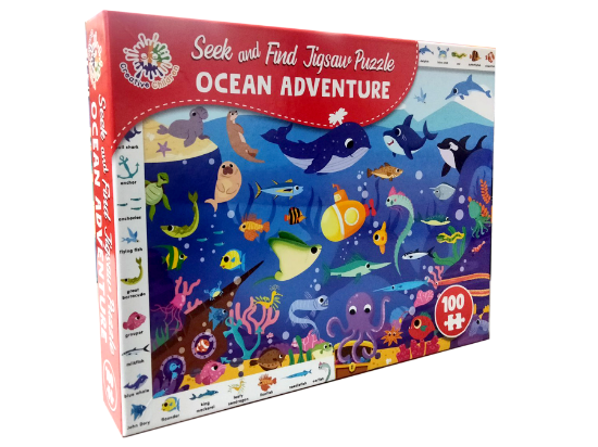 Picture of CREATIVE CHILDREN SEEK AND FIND JIGSAW PUZZLE ADVENTURE-OCEAN